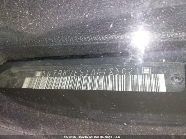 12702887 :رقم المزاد ، 3GTRKVE31AG183021 vin ، 2010 Gmc Sierra 1500 Sle مزاد بيع