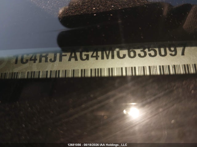 12681056 :رقم المزاد ، 1C4RJFAG4MC635097 vin ، 2021 Jeep Grand Cherokee Altitude مزاد بيع