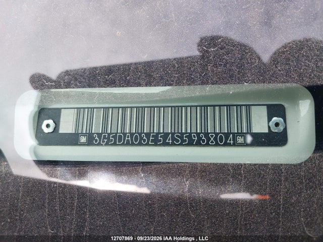 2004 Buick Rendezvous Cx/cx Plus/cxl/cxl Plus მანქანა იყიდება აუქციონზე, vin: 3G5DA03E54S593804, აუქციონის ნომერი: 12707869