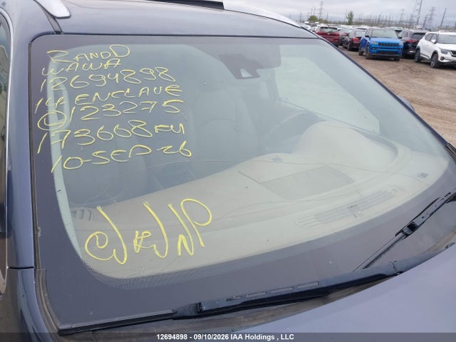 12694898 :رقم المزاد ، 5GAKVBKD4EJ123275 vin ، 2014 Buick Enclave Leather مزاد بيع