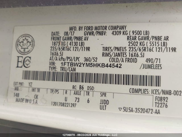 Ford Transit-350 2017 1FTBW2YM5HKB44542 Image 18