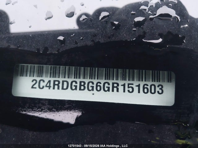 Dodge Grand Caravan Se/sxt 2016 2C4RDGBG6GR151603 Image 20