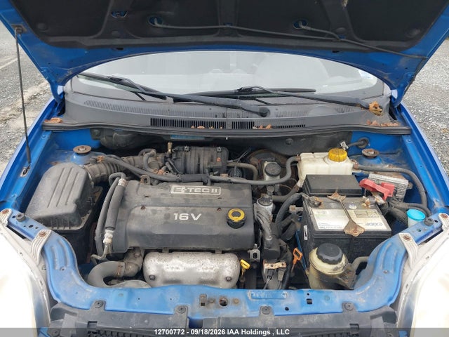 12700772 :رقم المزاد ، KL2TD55608B172804 vin ، 2008 Pontiac Wave مزاد بيع
