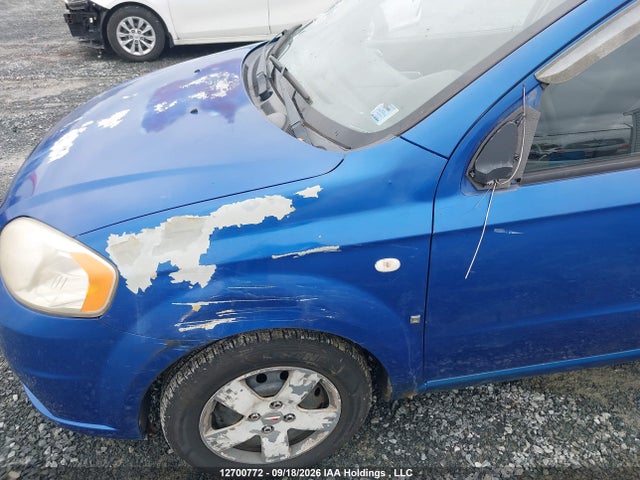 12700772 :رقم المزاد ، KL2TD55608B172804 vin ، 2008 Pontiac Wave مزاد بيع