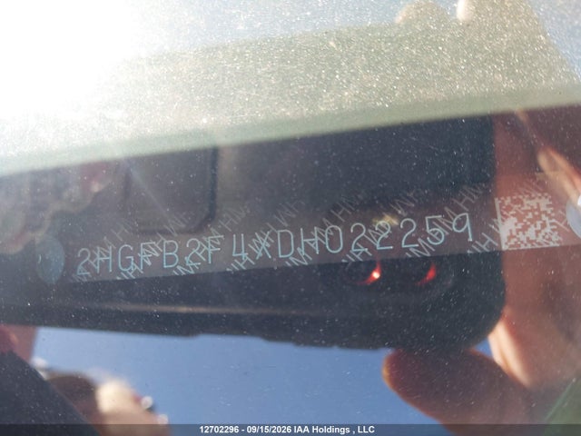 2013 Honda Civic Lx მანქანა იყიდება აუქციონზე, vin: 2HGFB2F4XDH022259, აუქციონის ნომერი: 12702296