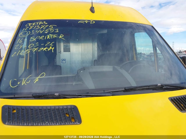 12713725 :رقم المزاد ، WD3BE8DD3GP344553 vin ، 2016 Mercedes-benz Sprinter 2500 مزاد بيع