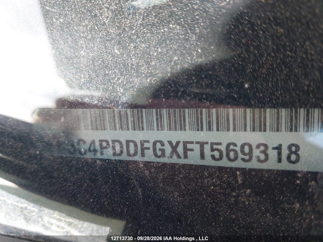Aukcja sprzedaży 2015 Dodge Journey R/t, vin: 3C4PDDFGXFT569318, numer aukcji: 12713730