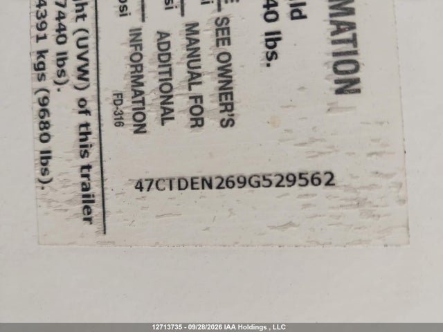 Продаж на аукціоні авто 2009 Dutchmen Dutchman, vin: 47CTDEN269G529562, номер лоту: 12713735