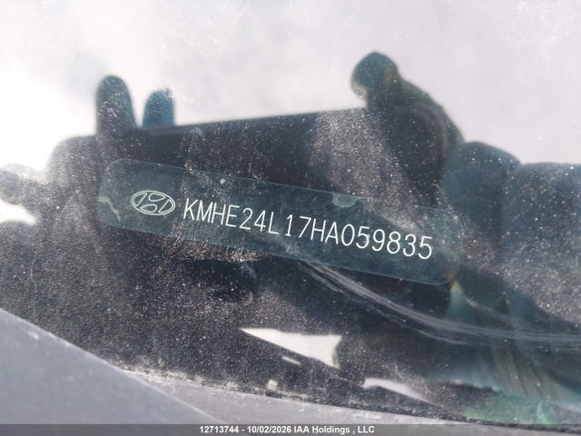 12713744 :رقم المزاد ، KMHE24L17HA059835 vin ، 2017 Hyundai Sonata Hybrid Se مزاد بيع