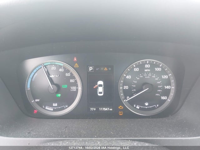 12713744 :رقم المزاد ، KMHE24L17HA059835 vin ، 2017 Hyundai Sonata Hybrid Se مزاد بيع