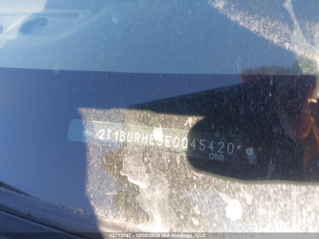 2T1BURHE5EC045420 Toyota COROLLA CE