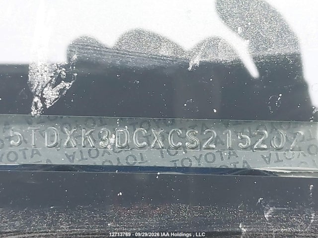 Продаж на аукціоні авто 2012 Toyota Sienna Sport, vin: 5TDXK3DCXCS215207, номер лоту: 12713769
