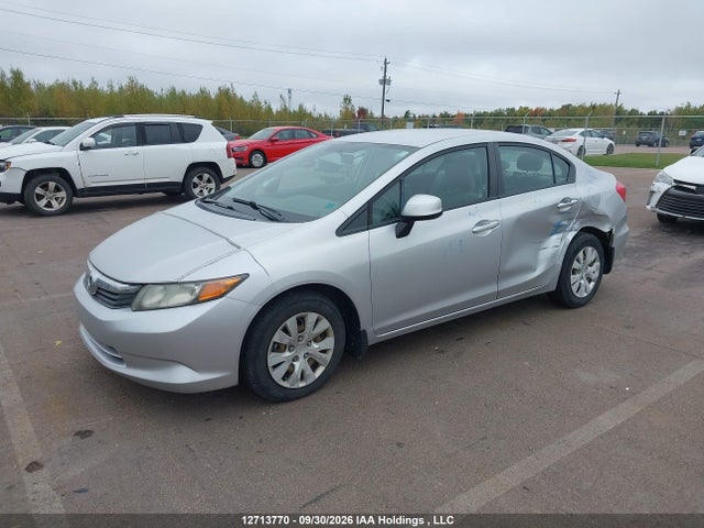 12713770 :رقم المزاد ، 2HGFB2F42CH058977 vin ، 2012 Honda Civic Lx مزاد بيع