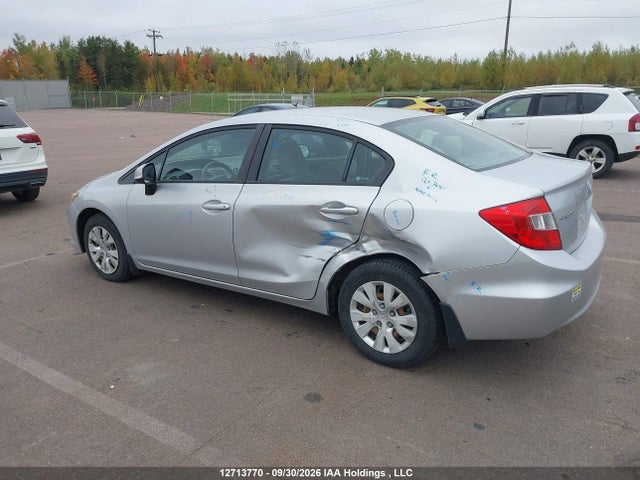 12713770 :رقم المزاد ، 2HGFB2F42CH058977 vin ، 2012 Honda Civic Lx مزاد بيع