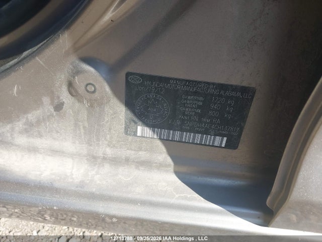12713788 :رقم المزاد ، 5NPDH4AE4CH137817 vin ، 2012 Hyundai Elantra Gls مزاد بيع