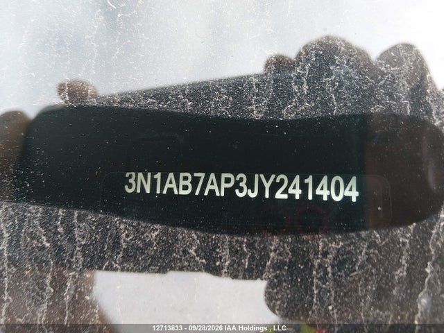 Продажа на аукционе авто 2018 Nissan Sentra 1.8 S/s/sv/sv Midnight Edition, vin: 3N1AB7AP3JY241404, номер лота: 12713833