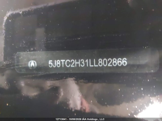 Продажа на аукционе авто 2020 Acura Rdx Tech, vin: 5J8TC2H31LL802866, номер лота: 12713841