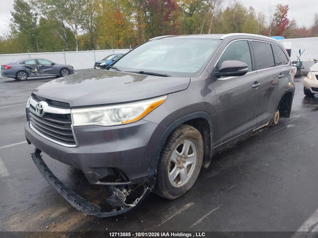 Toyota Highlander Xle 2015 5TDJKRFH0FS201984 Image 2