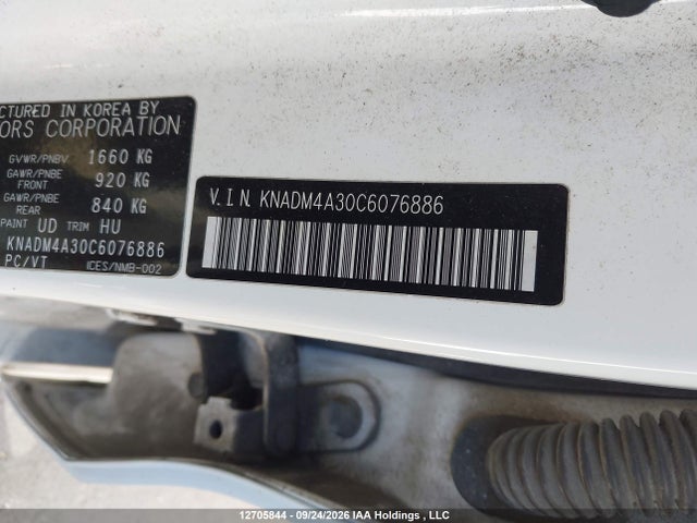 Aukcja sprzedaży 2012 Kia Rio Ex/ex+/lx/lx+/sx, vin: KNADM4A30C6076886, numer aukcji: 12705844
