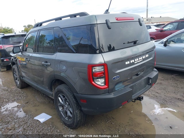 Продажа на аукционе авто 2022 Ford Bronco Sport Badlands, vin: 3FMCR9D99NRE03073, номер лота: 12713897