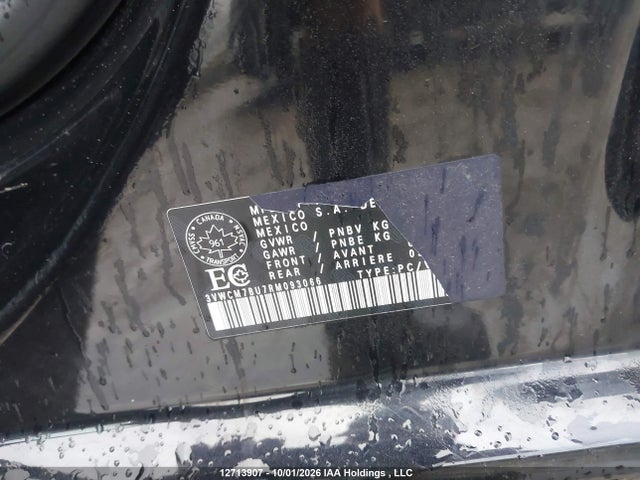 12713907 :رقم المزاد ، 3VWCM7BU7RM093066 vin ، 2024 Volkswagen Jetta Trendline مزاد بيع
