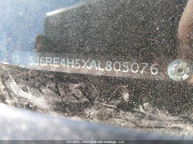 Продажа на аукционе авто 2010 Honda Cr-v Ex, vin: 5J6RE4H5XAL805076, номер лота: 12713913