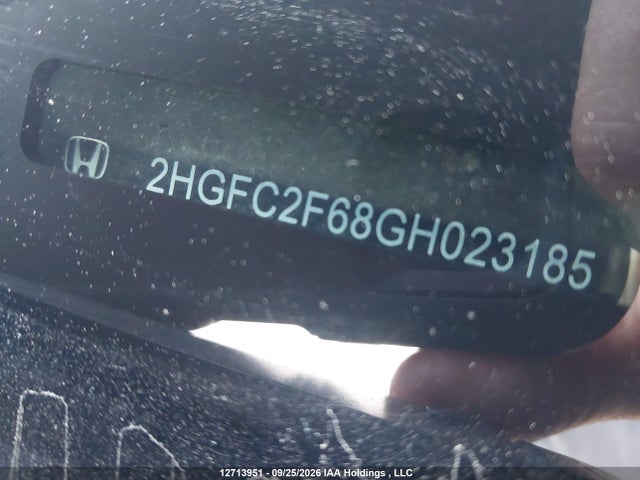 Aukcja sprzedaży 2016 Honda Civic Lx, vin: 2HGFC2F68GH023185, numer aukcji: 12713951