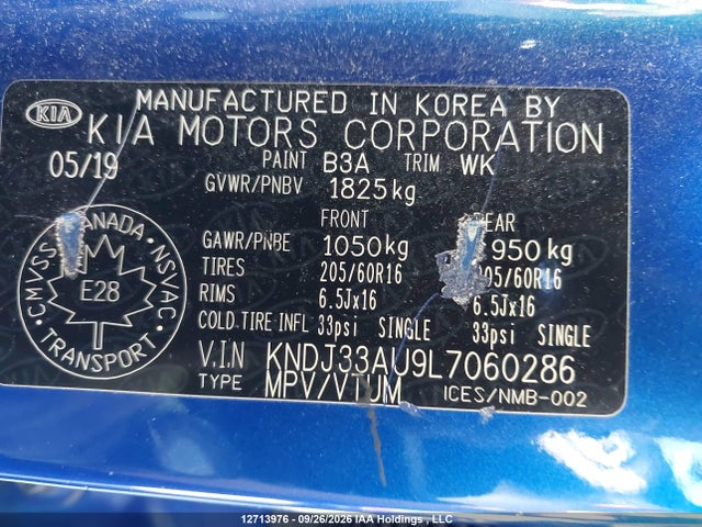 Продажа на аукционе авто 2020 Kia Soul Ex, vin: KNDJ33AU9L7060286, номер лота: 12713976
