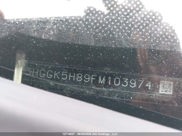3HGGK5H89FM103974 Honda Fit