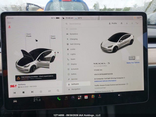 Tesla MODEL 3 2021 5YJ3E1EA8MF023118 Image 7