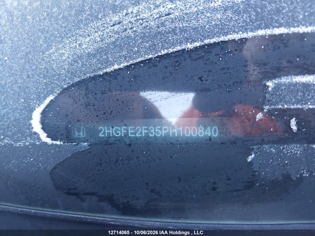 12714065 :رقم المزاد ، 2HGFE2F35PH100840 vin ، 2023 Honda Civic مزاد بيع