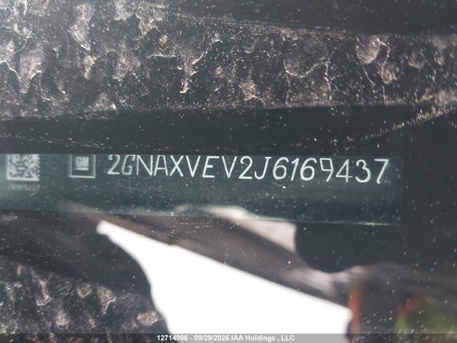 Продаж на аукціоні авто 2018 Chevrolet Equinox Premier, vin: 2GNAXVEV2J6169437, номер лоту: 12714096