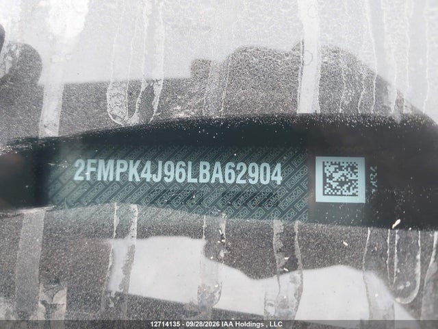 Продаж на аукціоні авто 2020 Ford Edge Sel, vin: 2FMPK4J96LBA62904, номер лоту: 12714135