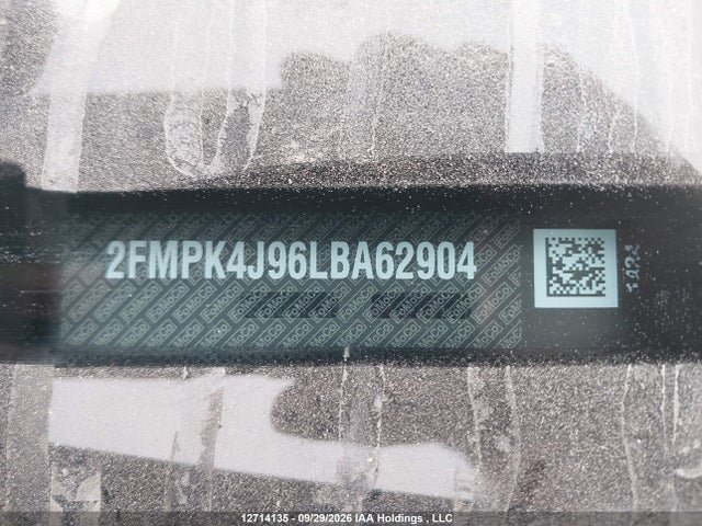 Продаж на аукціоні авто 2020 Ford Edge Sel, vin: 2FMPK4J96LBA62904, номер лоту: 12714135