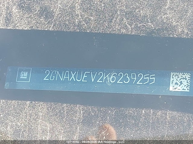 12714192 :رقم المزاد ، 2GNAXUEV2K6239255 vin ، 2019 Chevrolet Equinox Lt مزاد بيع
