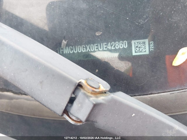 2014 Ford Escape მანქანა იყიდება აუქციონზე, vin: 1FMCU0GX0EUE42860, აუქციონის ნომერი: 12714212