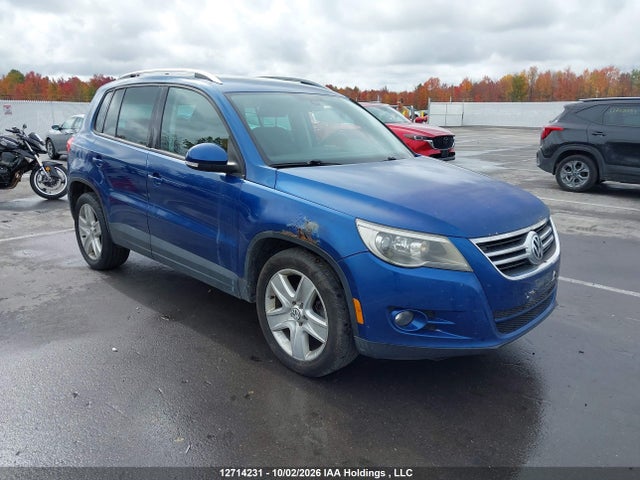 2010 Volkswagen Tiguan Se/sel მანქანა იყიდება აუქციონზე, vin: WVGBV7AXXAW003609, აუქციონის ნომერი: 12714231