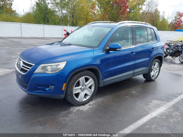 2010 Volkswagen Tiguan Se/sel მანქანა იყიდება აუქციონზე, vin: WVGBV7AXXAW003609, აუქციონის ნომერი: 12714231