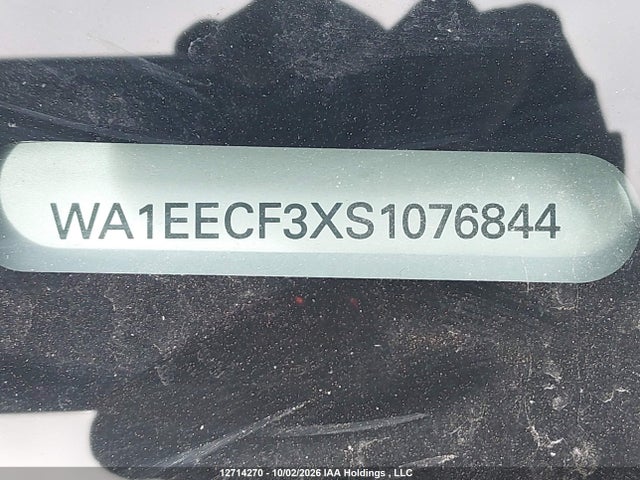 Aukcja sprzedaży 2025 Audi Q3 Premium Plus S Line 45, vin: WA1EECF3XS1076844, numer aukcji: 12714270
