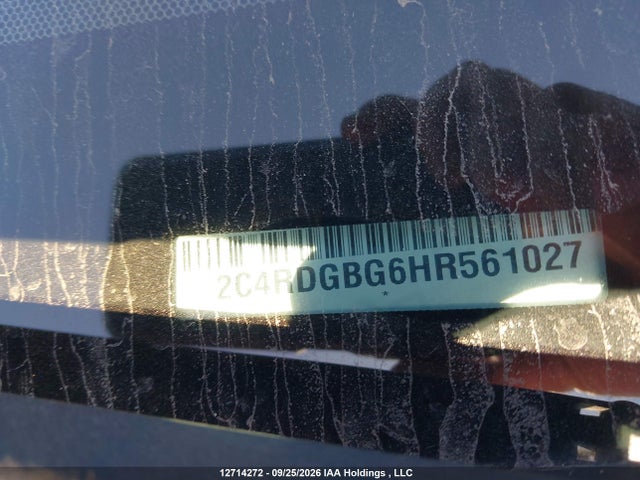 Продаж на аукціоні авто 2017 Dodge Grand Caravan Cvp/sxt, vin: 2C4RDGBG6HR561027, номер лоту: 12714272