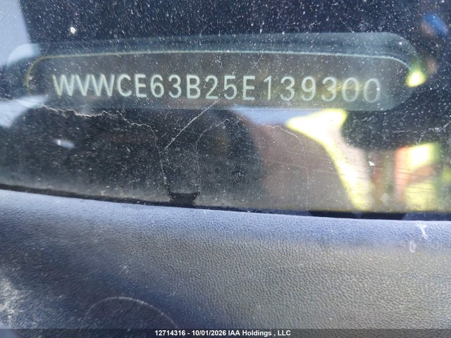 Продаж на аукціоні авто 2005 Volkswagen Passat Gls Tdi, vin: WVWCE63B25E139300, номер лоту: 12714316