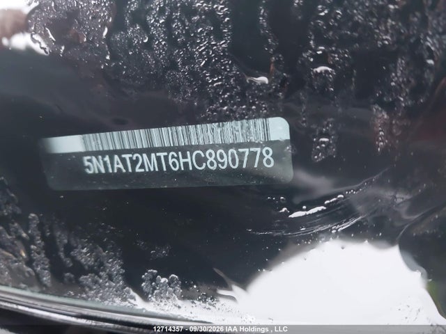 12714357 :رقم المزاد ، 5N1AT2MT6HC890778 vin ، 2017 Nissan Rogue S/sl مزاد بيع