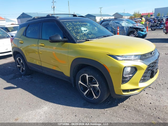 Aukcja sprzedaży 2023 Chevrolet Trailblazer Rs, vin: KL79MUSL8PB150573, numer aukcji: 12714394