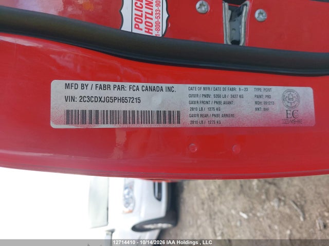 Dodge Charger Sxt Awd 2023 2C3CDXJG5PH657215 Image 9
