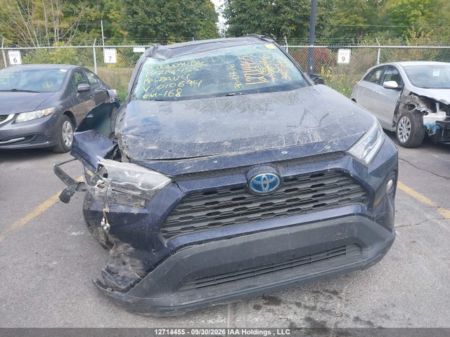 2019 Toyota Rav4 Hybrid მანქანა იყიდება აუქციონზე, vin: 2T3RWRFV3KW010694, აუქციონის ნომერი: 12714455