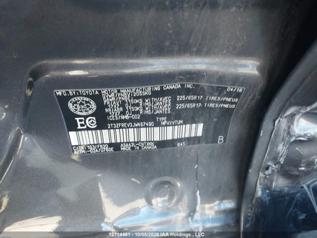 Toyota RAV4 2018 2T3ZFREV3JW467490 Image 9