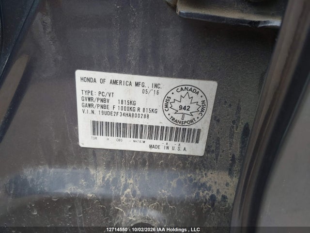 Продаж на аукціоні авто 2017 Acura Ilx, vin: 19UDE2F34HA800288, номер лоту: 12714550