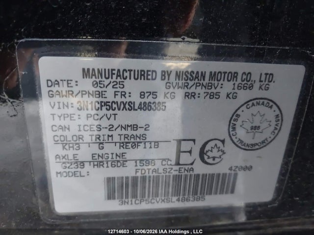 Nissan Kicks 2025 3N1CP5CVXSL486385 Image 19