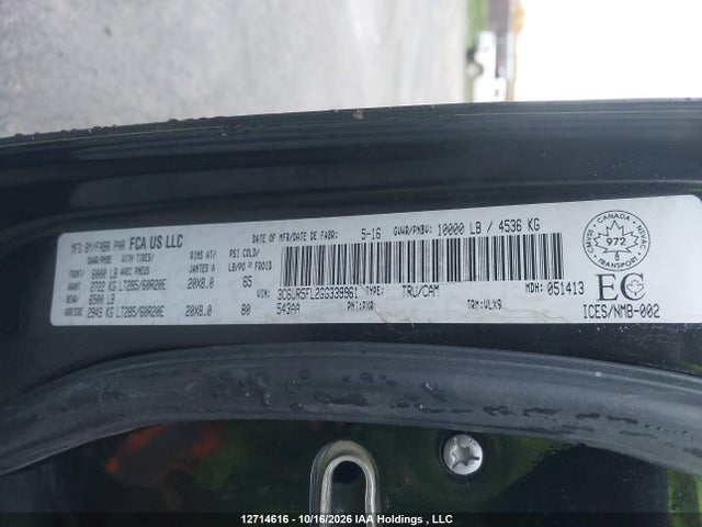 RAM 2500 Laramie 2016 3C6UR5FL2GG339961 Image 18