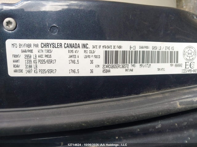 Dodge Grand Caravan Se 2014 2C4RDGBG5ER136572 Image 9